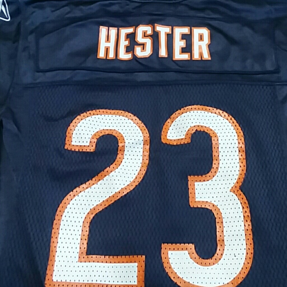 REEBOK DEVIN HESTER #23 CHICAGO BEARS JERSEY